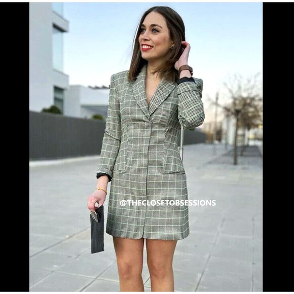 ZARA Printed Blazer Dress NWT - Picture 9 of 16